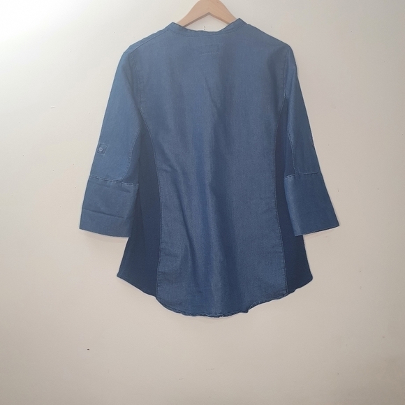 Cavalini Denim Collection Top Size L - Picture 2 of 6